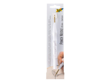 folia Aiguille à puncher avec enfile-aiguilles, réglable