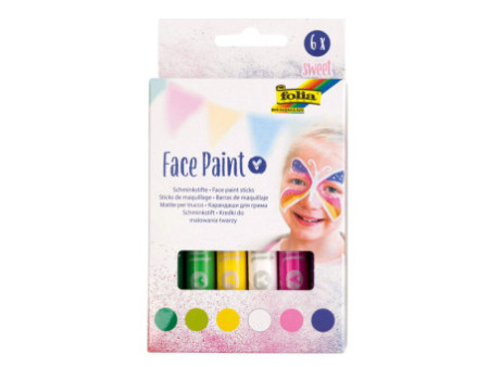 folia Crayons de maquillage Face Paint Set SWEET