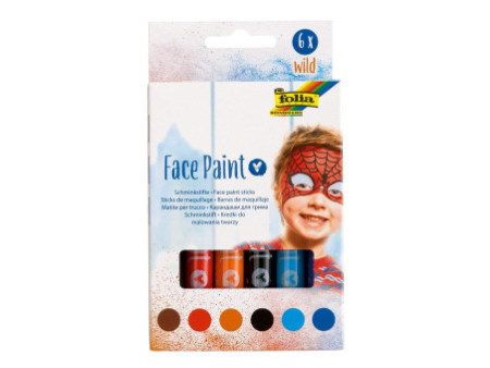 folia Crayons de maquillage Face Paint Set WILD
