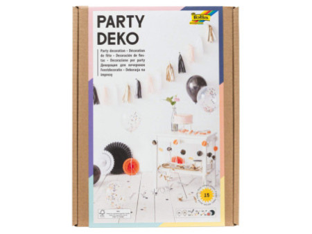 folia Box déco pour fête 'Adults', 15 pièces