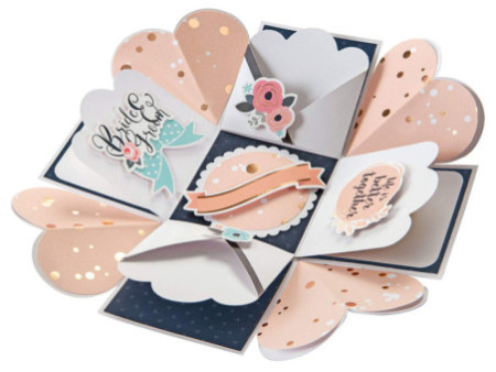 folia Explosion Box - kit d'activités manuelles 'Romantic'