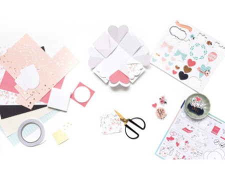 folia Explosion Box - kit d'activités manuelles 'Romantic'