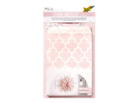 folia Set de création d'étoiles, rose / blanc