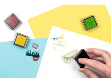folia Tampon encreur set 'Basic', 6 couleurs assorties