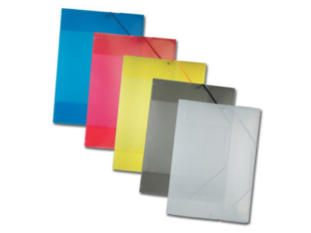 folia Chemise à élastiques, PP, A3, couleurs assorties