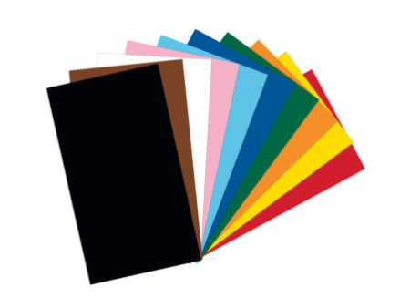 folia Carton de couleur, A4, 220 g/m2, assorti