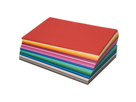 folia Papier de couleur, A4, 130 g/m2, assorti
