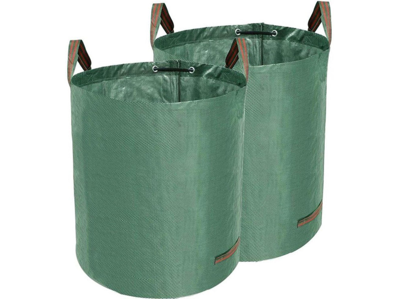 TerCasa Sac à végétaux, 272 litres, en polypropylène, vert