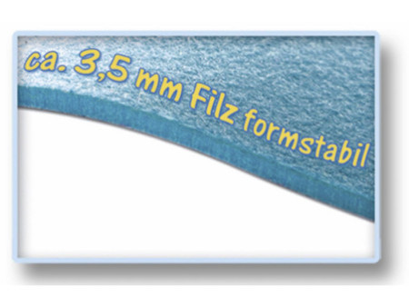 folia Feutrine de bricolage, 300 x 450 mm, 3,5 mm, rose