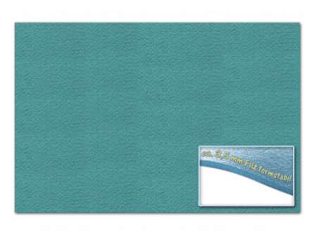 folia Feutrine de bricolage, 300 x 450 mm, 3,5 mm, pacifique