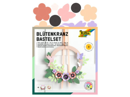 folia Kit de couronne de fleurs, pour 3 couronnes