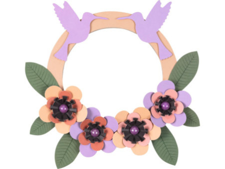 folia Kit de couronne de fleurs, pour 3 couronnes