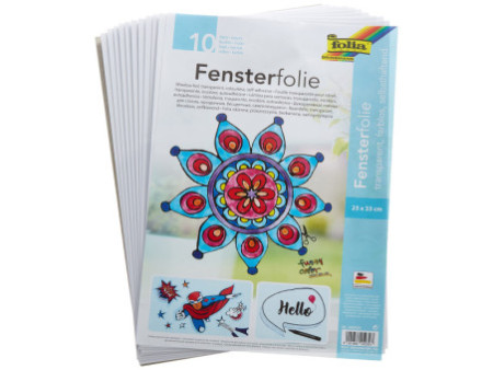 folia Film pour fenêtre, 230 x 330 mm, incolore