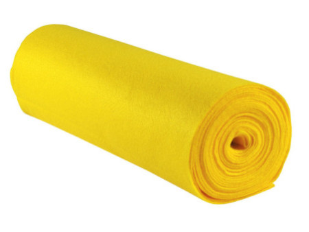 folia Feutrine de bricolage, 450 mm x 5 m, jaune banane