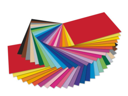 folia Papier de couleur/carton de bricolage, MIX