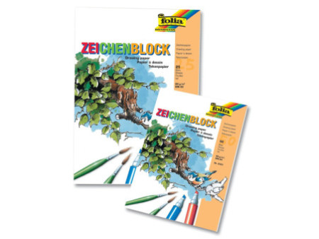 folia Bloc à dessin, 80 g/m2, A3, 25 feuilles