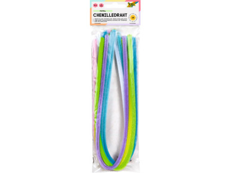 folia Fil métallique chenille (cure-pipe) PASTEL