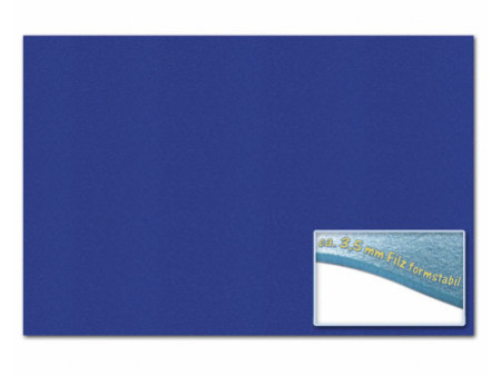 folia Feutrine de bricolage, 300 x 450 mm, 3,5 mm, outremer