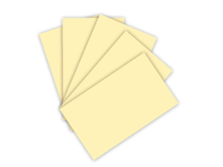 folia Carton de couleur, A4, 220 g/m2, jaune paille