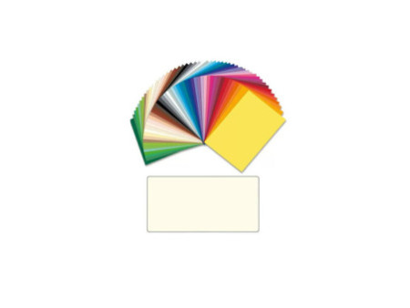 folia Carton de couleur, (L)500 x (H)700 mm, blanc perle