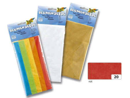 folia Papier de soie, (L)500 x (H)700 mm, rouge