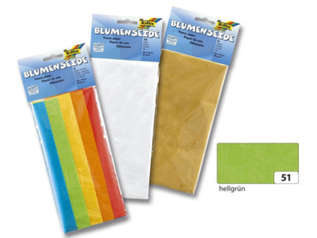 folia Papier de soie, (L)500 x (H)700 mm, vert clair