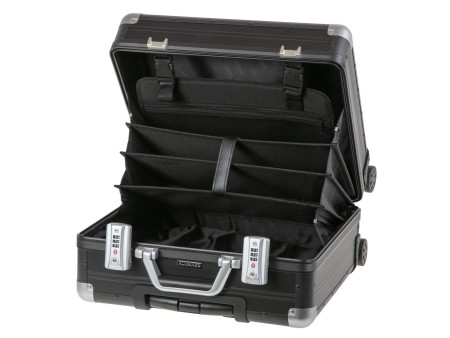 ALUMAXX Business Valise à roulettes GEMINI, serrure TSA,noir