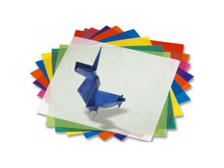 folia Papier transparent, 700 x 1.000 mm, bleu foncé
