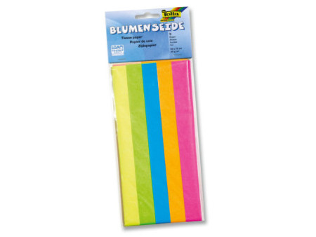 folia Papier de soie MIX FLUO, 500 x 700 mm, assorti