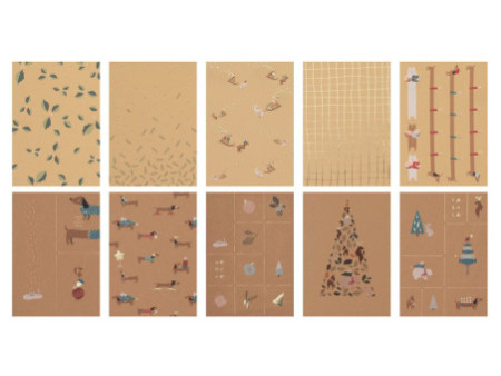 folia Bloc de papier kraft MAGIC CHRISTMAS PAPER, A4