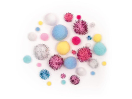 folia Pompons UNICORN, différentes tailles