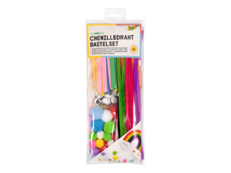 folia Kit d'activités en fil chenille RAINBOW, 212 pièces