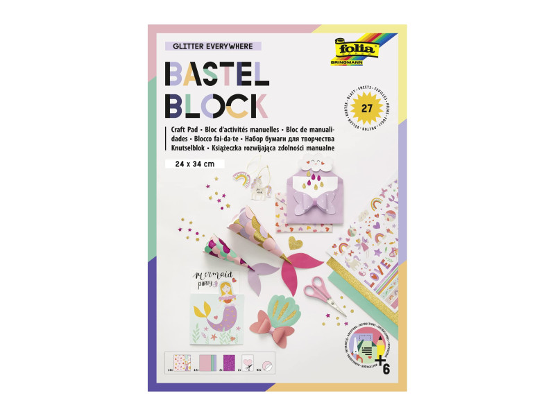 folia Bloc d'activités manuelles 'Glitter Everywhere'