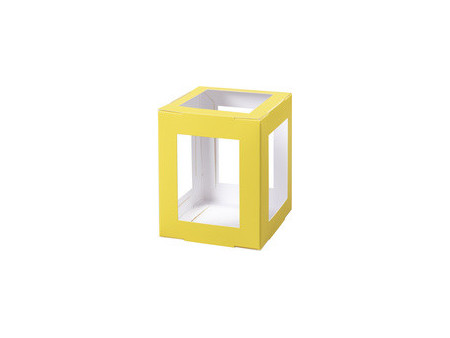 folia Pièces en carton pour mini lanterne, blanc
