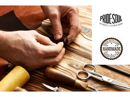 PRIDE&SOUL Organiseur WICK, en cuir, marron