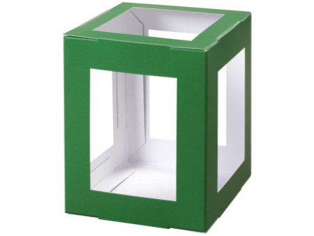 folia Pièces en carton pour mini lanterne, vert