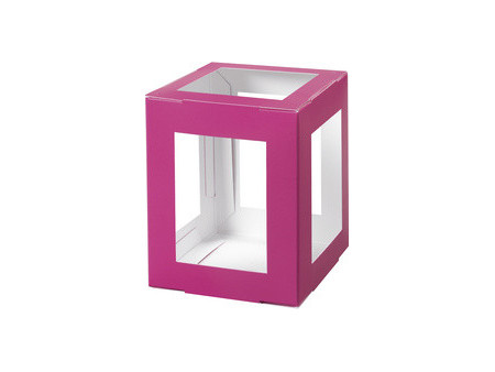 folia Pièces en carton pour lanterne, 135x135x180 mm, blanc