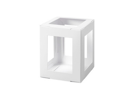 folia Pièces en carton pour lanterne, 135x135x180 mm, orange
