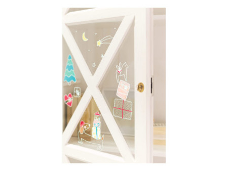 folia Modèle de décoration pour fenêtres 'COSY WINTER'