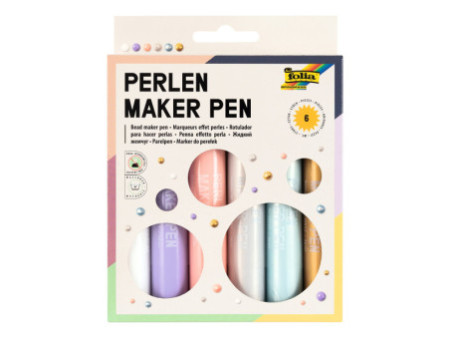 folia Marqueur effet perle maker Pen, assorti