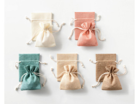folia Sac de tissu Jute Style 'BOHO CHIC'
