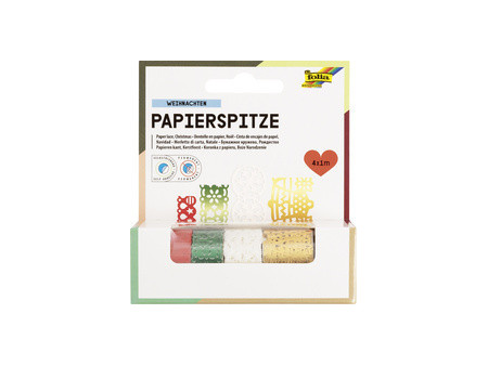 folia Dentelle en papier WINTER, autocollant