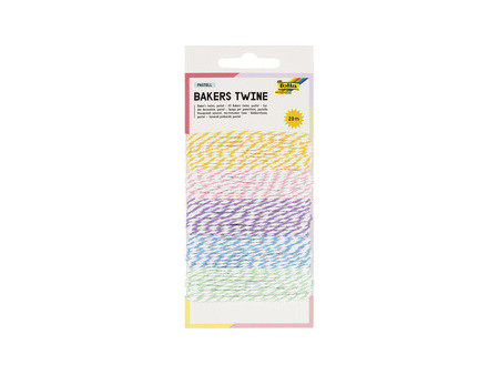 folia Ficelle décorative 'Bakers Twine PASTELL'