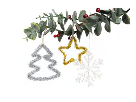 folia Kit d'activités en fil chenille WINTER, 199 pièces