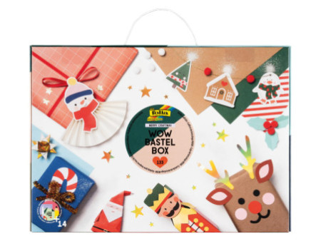 folia WOW Mallette de bricolage de Noël MERRY CRAFTMAS