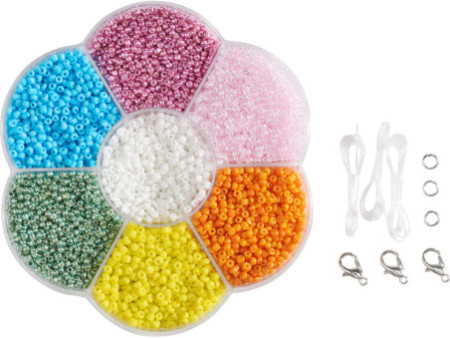 folia Set de perles de rocaille MULTICOLORE