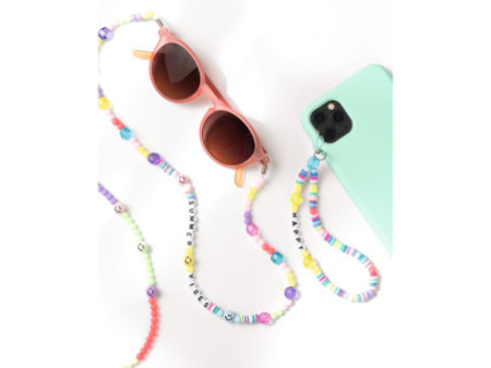 folia Kit de perles Phone Charms RAINBOW SMILE, 349 pièces