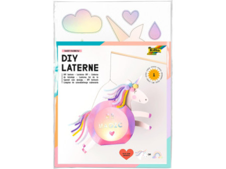 folia Kit de lanterne SWEET RAINBOW, rose irisé