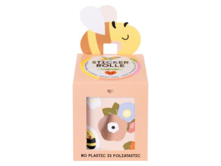 folia Sticker FLOWERS & BEES, sur rouleau, 4 m