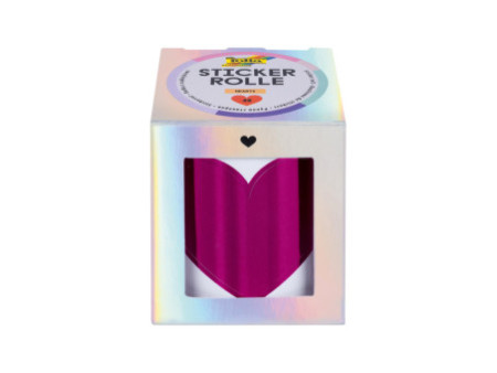 folia Sticker HEARTS, en rouleau, 3 m